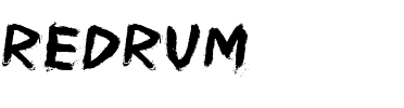 REDRUM Regular.otf