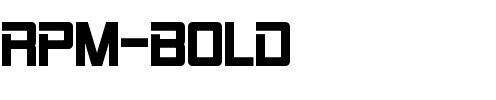 RPM Bold.otf
