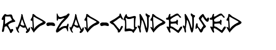 Rad Zad Condensed Condensed.ttf