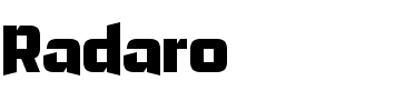 Radaro Regular.otf