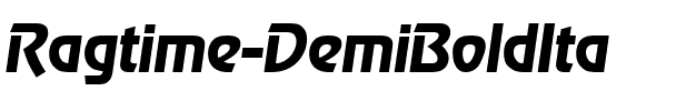 Ragtime-DemiBoldIta Regular.ttf