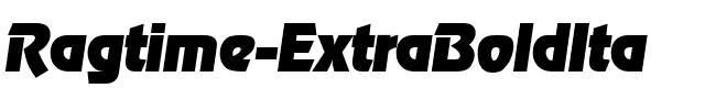 Ragtime-ExtraBoldIta Regular.ttf