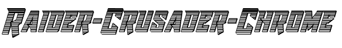 Raider Crusader Chrome Regular.ttf