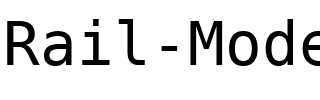 Rail Model Regular.ttf