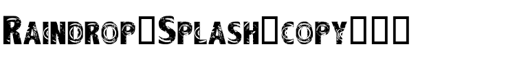 Raindrop Splash Regular.ttf