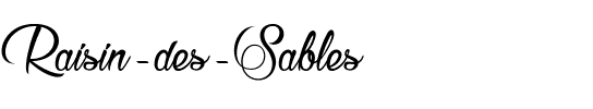 Raisin des Sables Regular.ttf