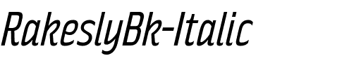 Rakesly Bk Italic.ttf