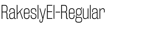 Rakesly El Regular.ttf