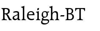 Raleigh BT Roman.ttf