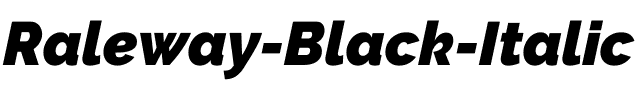 Raleway Black Italic.ttf