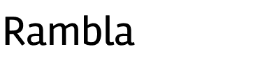Rambla Regular.ttf