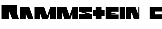 Rammstein by Wojciech RAMMSTEIN.ttf