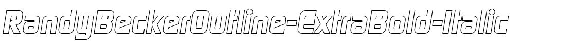 RandyBeckerOutline-ExtraBold Italic.ttf