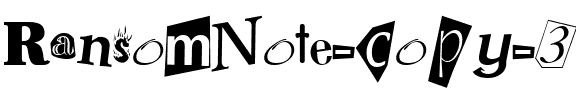 RansomNote Normal.ttf
