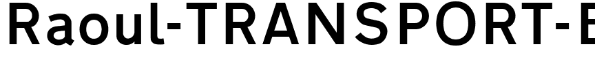 Raoul TRANSPORT Britannique Medium.ttf