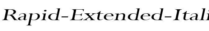 Rapid Extended Italic.ttf