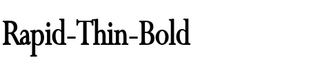 Rapid Thin Bold.ttf