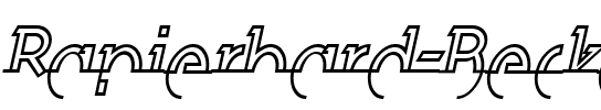 Rapierhard Becker Normal.ttf
