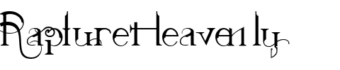 RaptureHeavenly Regular.ttf