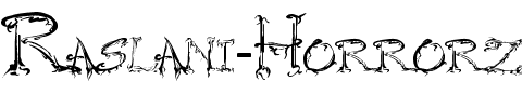 Raslani Horrorz Normal.ttf