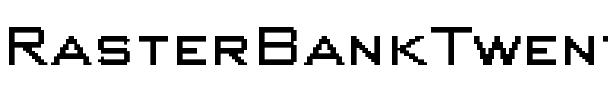 RasterBankTwentyOne Regular.ttf