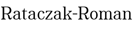 Rataczak Roman.ttf