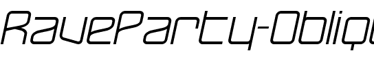 RaveParty Oblique Regular.ttf