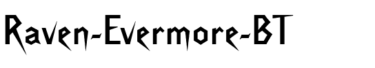 Raven Evermore BT Regular.ttf