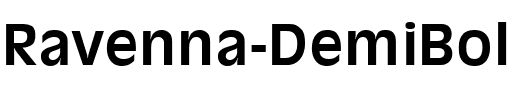 Ravenna-DemiBold Regular.ttf