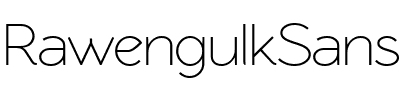RawengulkSans Regular.ttf