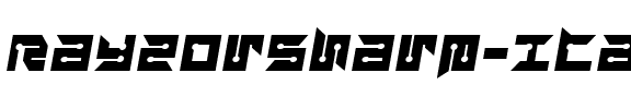 RayzorSharp Italic Regular.ttf
