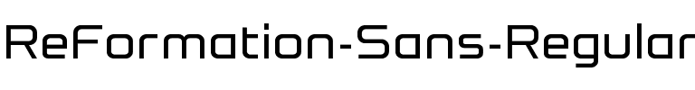 ReFormation Sans Regular Regular.ttf