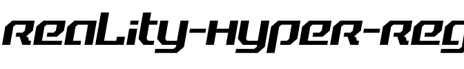 Reality Hyper Regular.ttf
