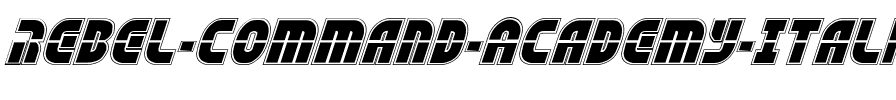 Rebel Command Academy Italic Italic.ttf