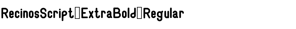 RecinosScript ExtraBold Bold.ttf