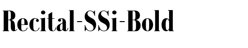 Recital SSi Bold.ttf