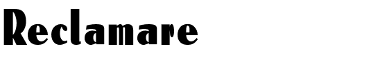 Reclamare Regular.ttf