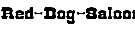 Red Dog Saloon Regular.ttf