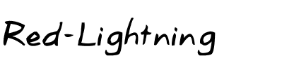 Red Lightning Regular.ttf