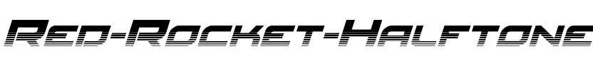 Red Rocket Halftone Italic Italic.ttf