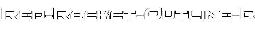 Red Rocket Outline Regular.ttf
