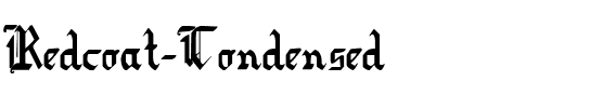 Redcoat Condensed Condensed.ttf