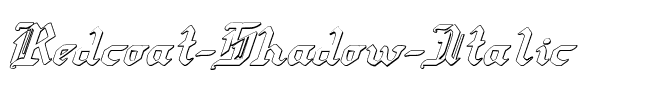 Redcoat Shadow Italic Italic.ttf