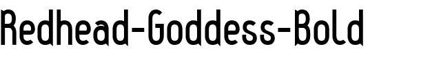 Redhead Goddess Bold.ttf