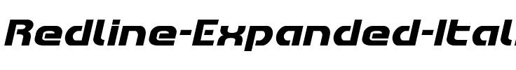 Redline Expanded Italic Expanded Italic.ttf