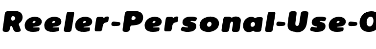 Reeler Personal Use Only Regular.ttf