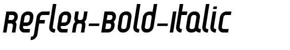 Reflex ItalicBold.ttf