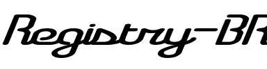 Registry BRK Regular.ttf