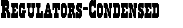 Regulators Condensed Condensed.ttf
