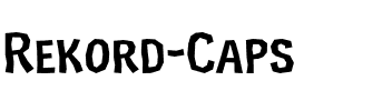 Rekord Caps Regular.ttf